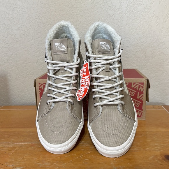 Vans SK8-Hi Cordura Sherpa Walnut men’s size8 women’s size9.5 scratch resistant - Picture 3 of 10